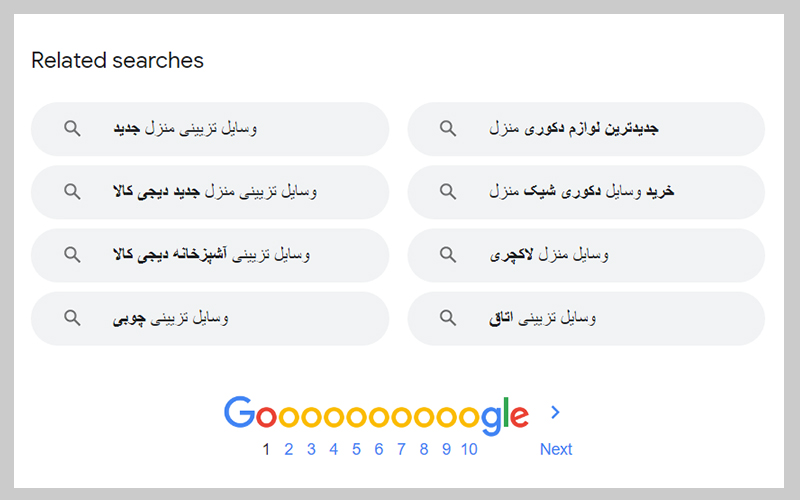تحقیق کلمات کلیدی با کمک پیشنهاد های گوگل