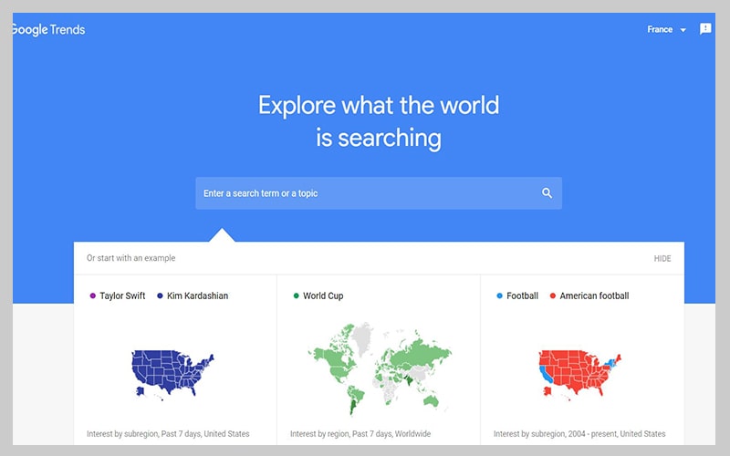 آموزش و نحوه کار با ابزار گوگل ترندز